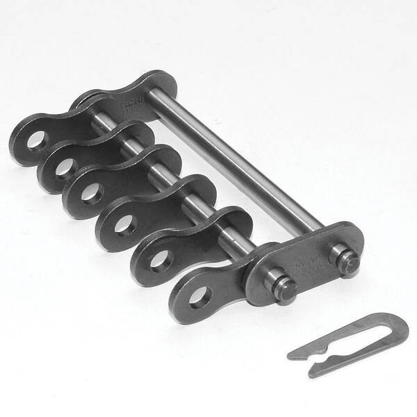 Senqcia Inspire Series SBR 40-4CL Quad Strand Spg Clip Connecting Link, 40-4 chain, .5P, 2.39 OAW, .156 Pin S-40-4CL - main
