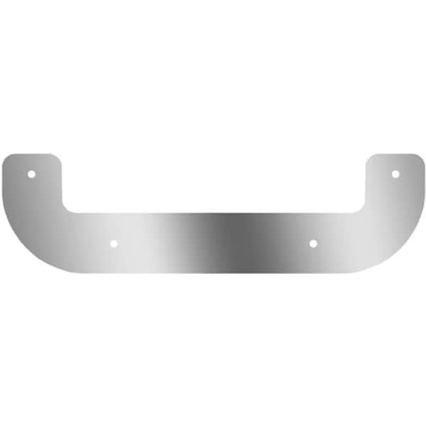 Ilc Replacement For Peterbilt 367 Year 2017 16In Stainless Steel Front Flap Weight W/ Back Plate WZ-EJQ2-6 - main