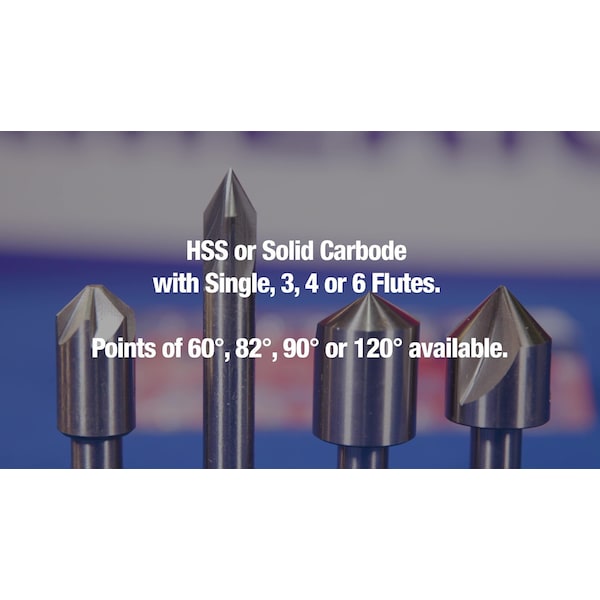 Buy Toolmex 5-652-9001, HSS #1 Zero Flute Countersink and Deburring