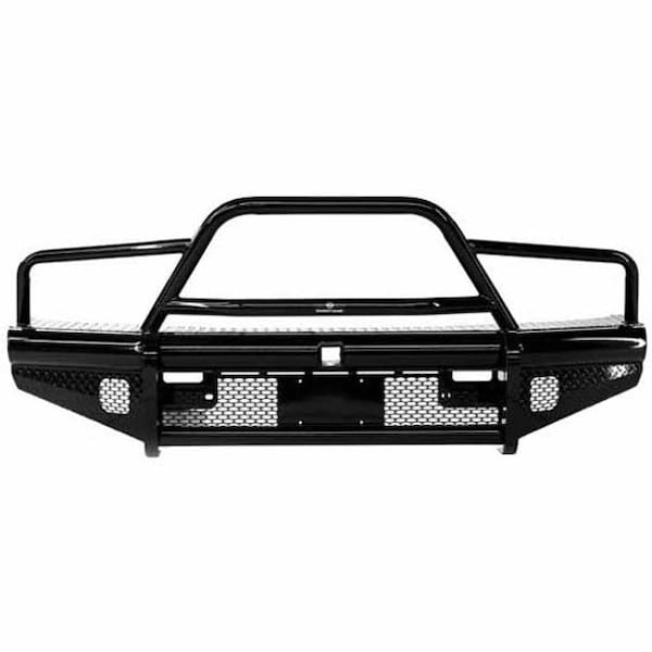Ilc Replacement For Ford F-450 Super Duty Year 2010 Legend Black Steel Bullnose Front Bumper Whoop WZ-EE16-9 - main