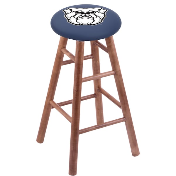 Holland Bar Stool Co Maple Counter Stool, Medium Finish, Butler University Seat RC24MSMed - main