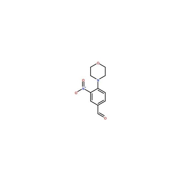 Ak Scientific 4-Morpholino-3-nitrobenzenecarbaldehyde (1g), CAS 300541-91-7 9460AD-1g - main