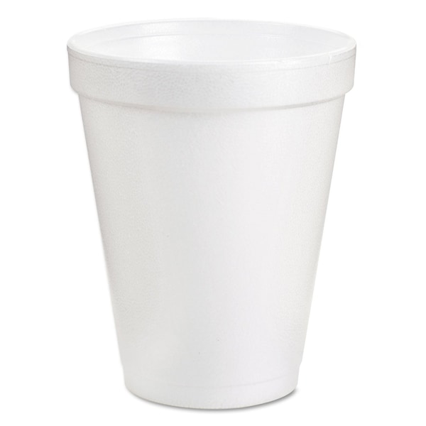 Dart Foam Drink Cups, 6oz, White, PK1000 PK 6J6 - main
