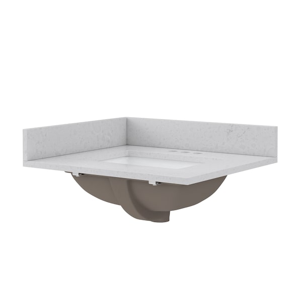 Craft And Main Quartz Vanity Top, 25x22 in QZ25224CVR - main