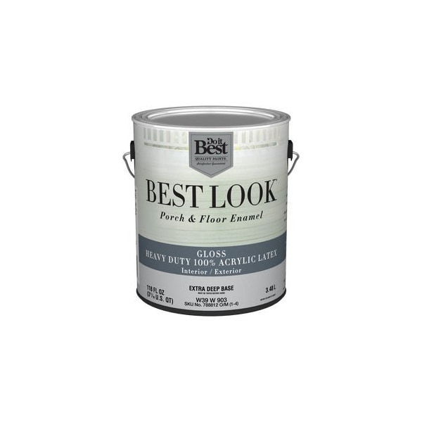 Do It Best Best Look 1 Gal. Extra Deep Base Hvy Dty Acrylic Latex Gloss Porch & Floor Enamel W39W00903-16 - main
