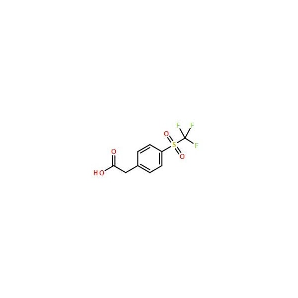 Ak Scientific 4-(Trifluoromethylsulfony)phenylacetic acid (250mg), CAS 1099597-82-6 Y7035-250mg - main
