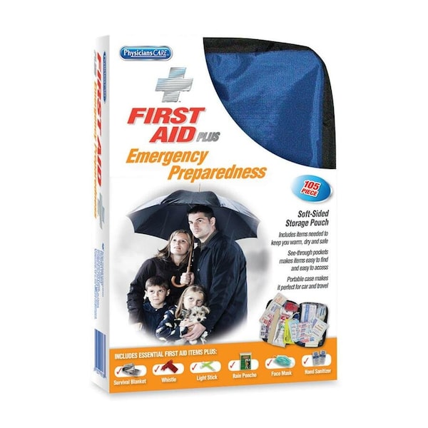 Physicianscare First Aid kit, Fabric 105 Components, 10 People Served 90168 - main
