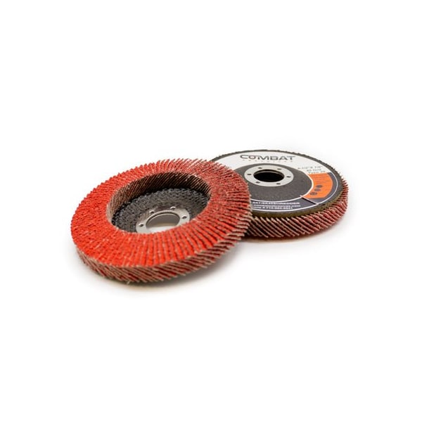 Renegade Products Usa Ceramic Shredder High Density Flap Discs 4-1/2" x 7/8", Type 29, 40 Grit DF4.5X7/8X40SHREDDER - main