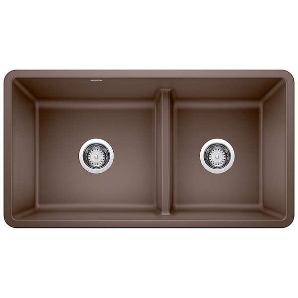 Blanco Precis Reversible 1-3/4 w/Low Divide, Cafe Brown 442528 - main