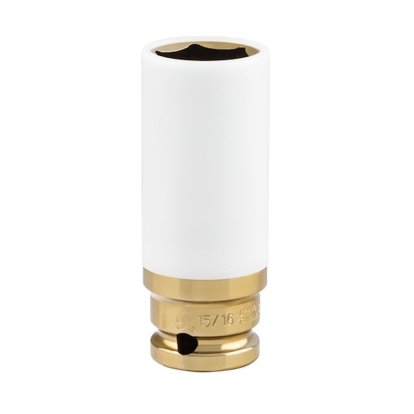Sunex 1/2 in Drive 15/16 in Extra Thin Wall Wheel Protector Impact Socket 28498 - main