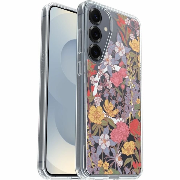 Otterbox Symmetry Clear Magnetic Case For Samsung Galaxy S25 Plus, Floral Clear 77-97694 - main