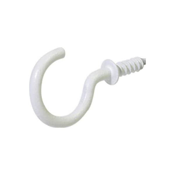 Hillman 6Pk 7/8" Wht Cup Hook 122236 - main