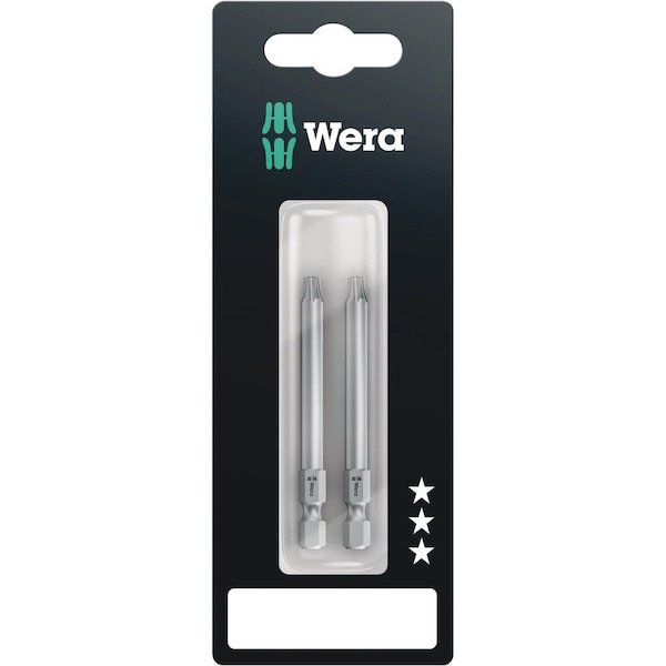 Wera 867/4 Z TORX BO SB bits with bore hole, TX 20 x 70 mm, 2 pieces 5073070001 - main