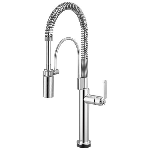 Brizo Litze SmartTouch Semi-Professional Kitchen Faucet, Industrial Handle Chrome 64344LF-PC - main