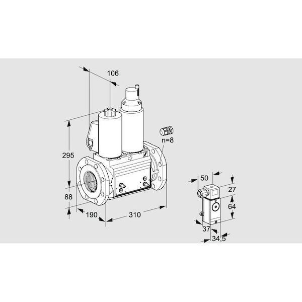 Honeywell Kromschroder VCS780F05NLWL3B/MPPM/MP2- KS88207191 - main
