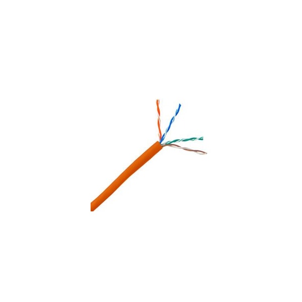 Cable Wholesale Cat5e Orange Copper Ethernet Cable, Stranded, UTP (Unshielded Twisted Pair), POE 10X6-031SH - main