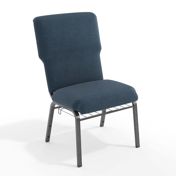 Flash Furniture Advantage Navy Discount Church Chair, 21" Wide EPCHT-101 - main