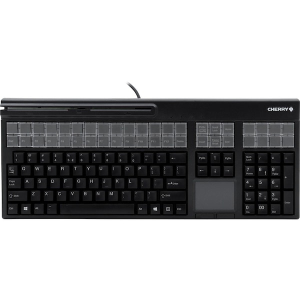 Cherry LPOS (Large Point of Sale) MSR Touchpad Keyboard G86-71411EUADAA - main