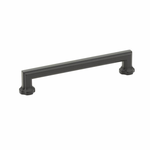 Schaub 6in Center to Center Empire Cabinet Pull Matte Black Finish 885-MB - main