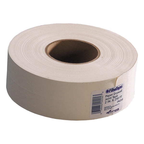 Saint-Gobain Adfors Saint-Gobain ADFORS 250 ft. L X 2 in. W Paper White Drywall Joint Tape FDW9235-U - main