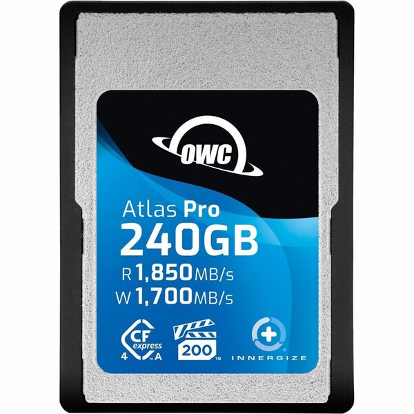Owc 240GB Atlas Pro CFexpress 4.0 Type A Memory Card OWCCFXA4P00240 - main