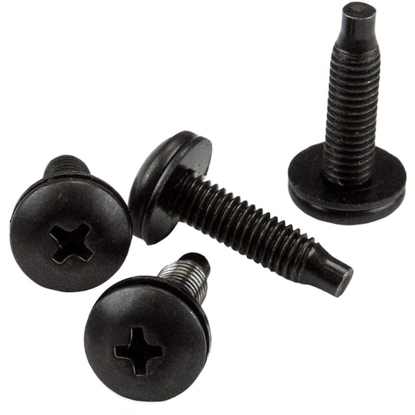 Startech.Com Server Rack Screws - 10-32 Screws - Rack Mount Screws - Network Rack Screws - 50 Pack CABSCRWS1032 - main