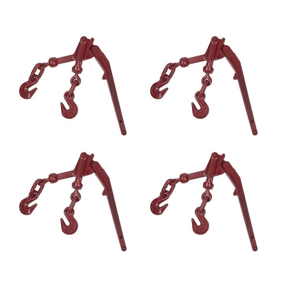 Mytee Products Lever Style Recoilless Snap Binders 3/8in-1/2in G70 Chain Binder 9200 LBS WLL, 4PK CBLS38Rx4 - main