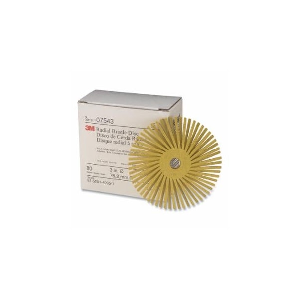 Scotch-Brite RADIAL BRISTLE DISC RB-ZB, 80 3 in X 3/8 405-051131-07543 - main