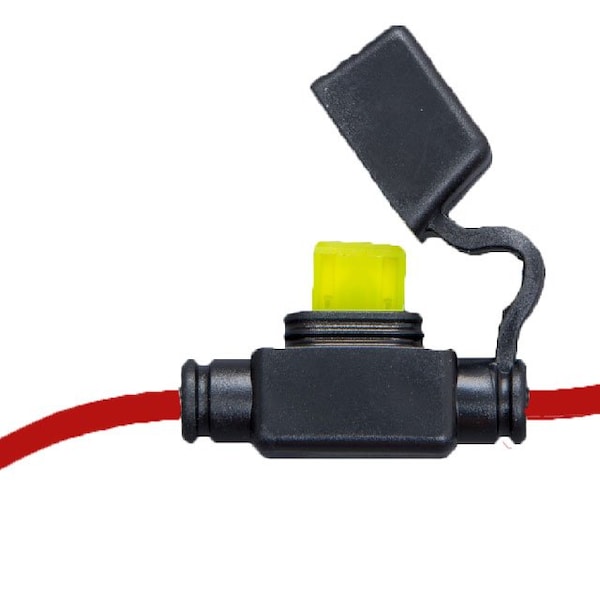 Optifuse IP65 In-Line for Mini Blade, 18AWG 10A LPM-01B-18R - main