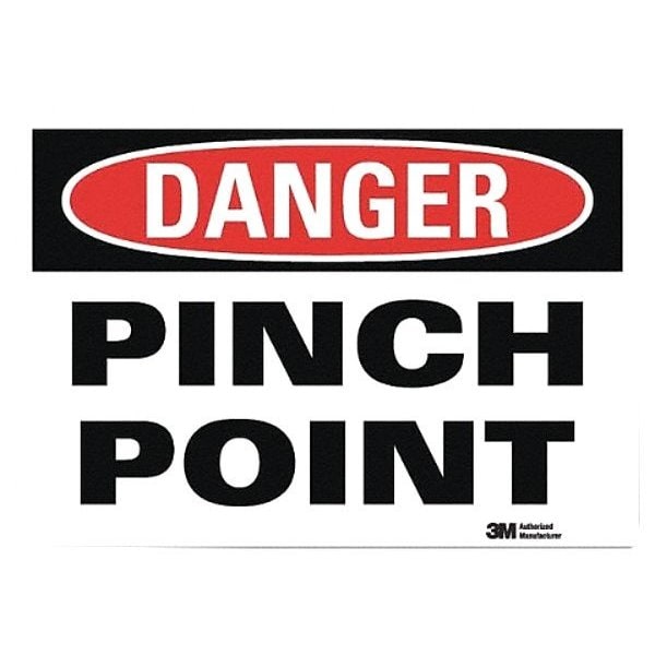 Lyle Danger Sign, 7 in Height, 10 in Width, Reflective Sheeting, Vertical Rectangle, English U1-1088-RD_10X7 - main