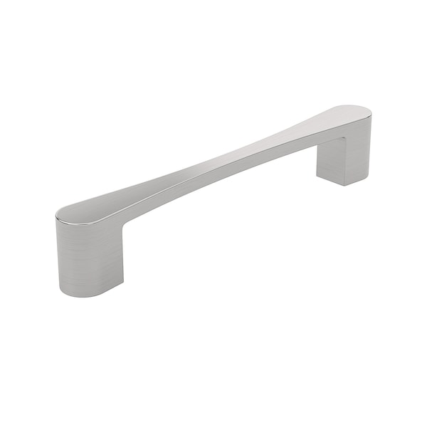 Richelieu Kent Collection 5 1/16-inch (128 mm) Brushed Nickel Modern Rectangular Cabinet Pull BP7470128195 - main