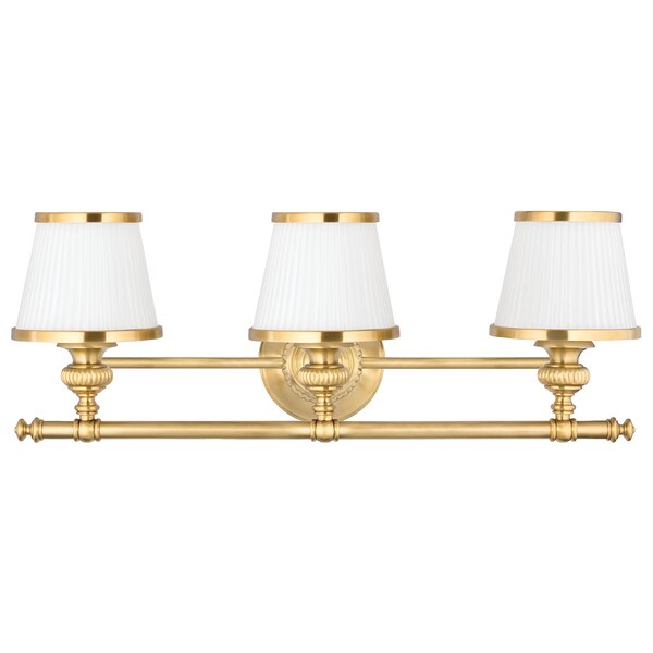 Hudson Valley Lighting Milton 3 Light Bath And Vanity 24.75 In. Flemish Brass 2003-FB - main