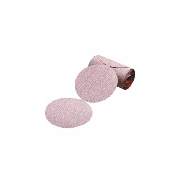 Carborundum Premier Red Aluminum Oxide Dri-Lube Paper Discs, 6 in Dia., P240 Grit, Sheets, 100PK 481-05539520282 - main