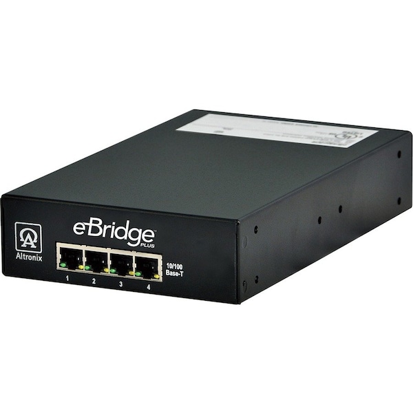 Altronix PoE Extender, 4 Cam. Inputs, 5-1/4" W EBRIDGE400PCRM - main