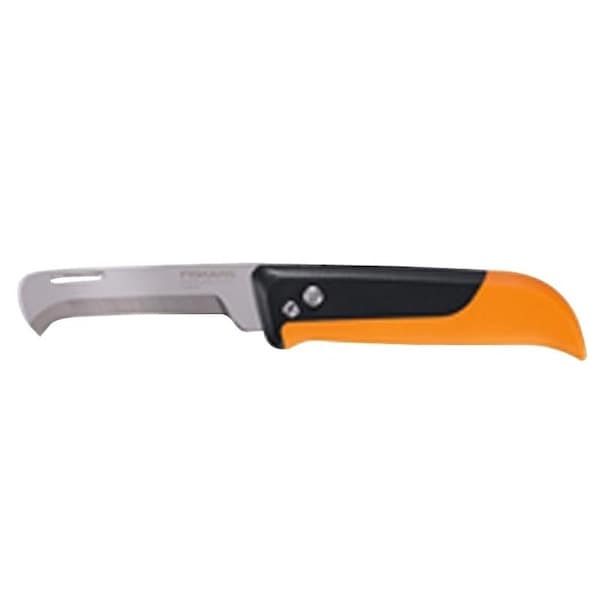 Fiskars Produce Knife, 714 in OAL, 3 in L Blade, Stainless Steel Blade, Curved Tip Blade 340140-1001 - main