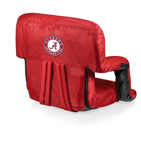 Picnic Time Family Of Brands NCAA Alabama Crimson Tide Ventura Reclining Stadium Seat with Back SupportRed 618-00-100-004-0 - main