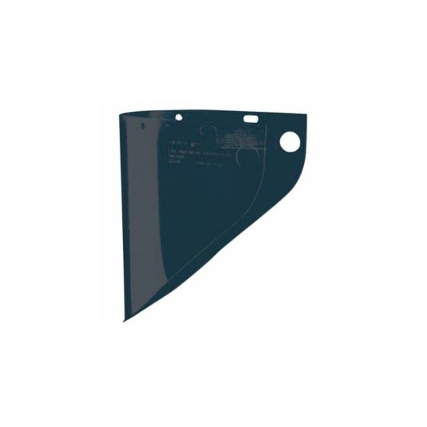 Honeywell Fibre-Metal High Performance Faceshield Windows, Shade 3/Green, Extended View, 19-3/4 in W x 9 in L 280-4199IRUV3 - main