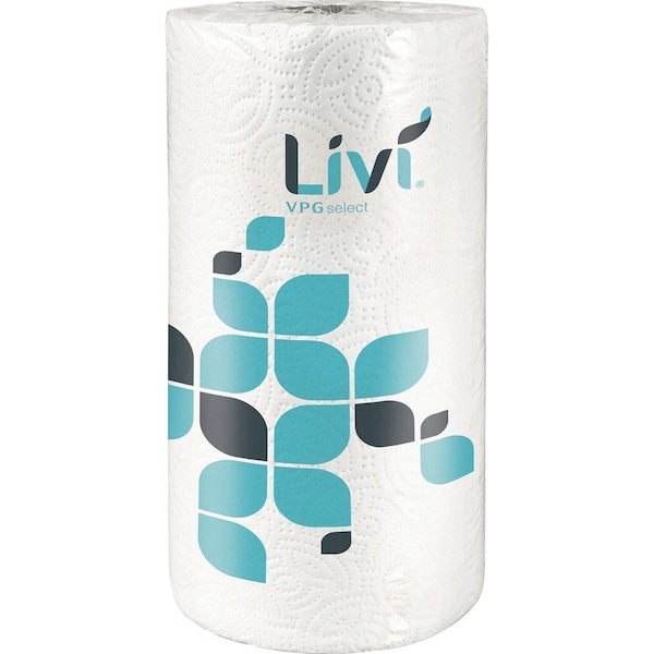 Livi VPG Select Perforated Roll Paper Towels, 2 Ply, 85 Sheets, White, 30 PK 41504 - main