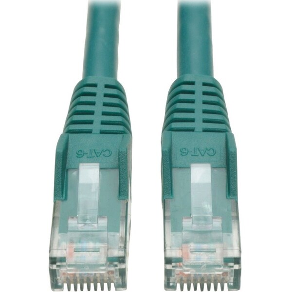 Eaton Tripp Lite Series Cat6 Gigabit Snagless Molded UTP Ethernet Cable RJ45 M/M, PoE, Green, 35 N201-035-GN - main