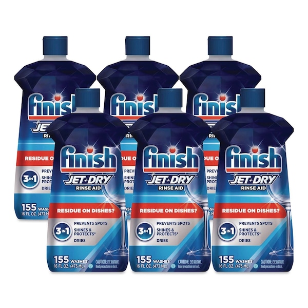 Finish Jet-Dry Rinse Agent, 16 oz Bottle, 6PK 51700-78826 - main