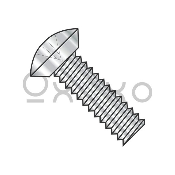Oxoxo 10-32X5/16 Phillips Oval Undercut Machine Screw Fully Threaded 18 8 Stainless Steel, 4000PK 315115 - main