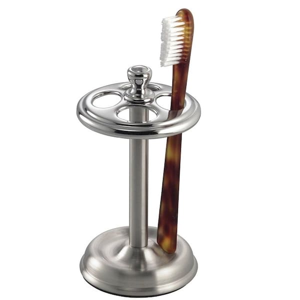 Idesign York Metal Series Toothbrush Holder, Steel 76250 - main