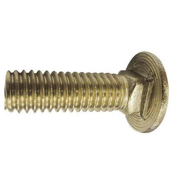 Zmg Fasteners Plus 1/4 - 20 X 3/4" SHORT SQUARE NECK ROUND HEAD BOLT SAE GR 5 J429 ZNYEL 1819862 - main