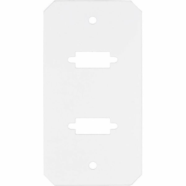 Hubbell Wiring Device-Kellems Center Sub-Plate, 1 Gang, Steel, VGA/HDMI/DP Opening Cover Type S1R10CSP2H - main
