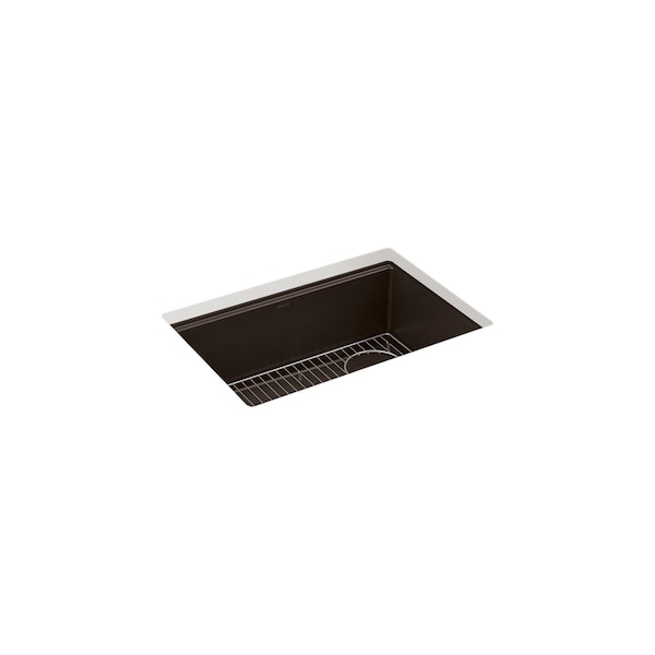 Kohler Billings 27 undermount single-bowl kitchen sink Matte Brown 33713-CM2 - main