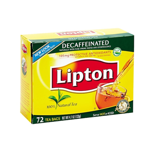 Lipton Decaf Tea Bags 6 Boxes of 72 cs, 432PK C-TE-LIP-D432 - main