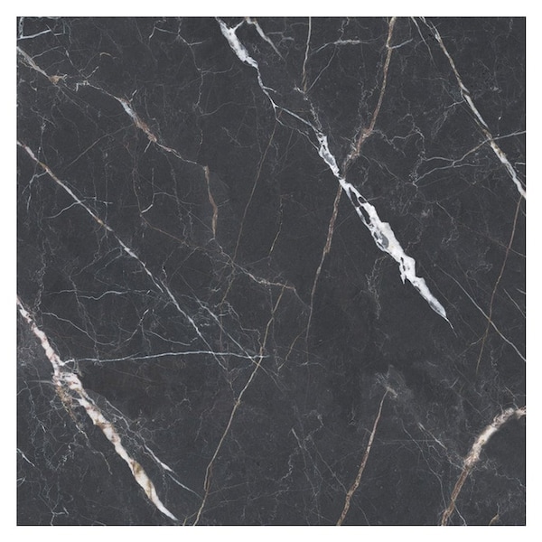 Apollo Tile Splendor 48x48 Charcoal Black Porcelain Large Format Sqaure Veining Wall and Floor Tile, 1 Pack IMPVANBLK4848 - main