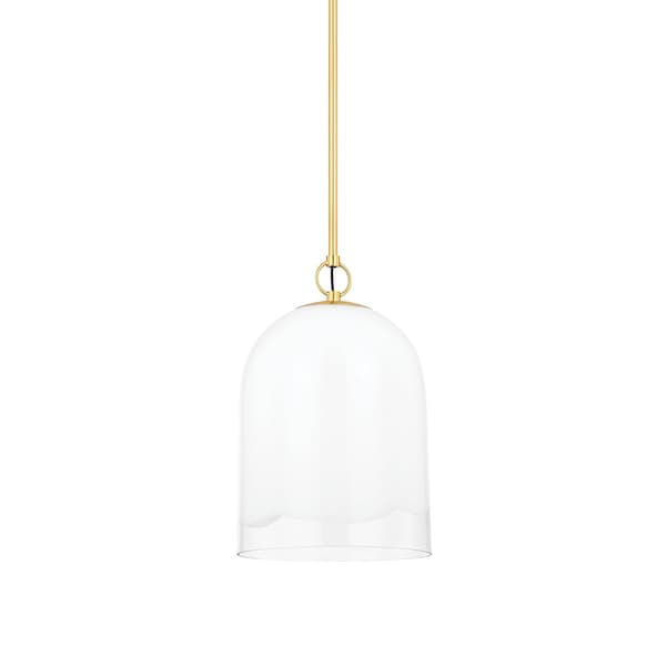 Mitzi Lennon 1 Light Pendant 11.5 In. Aged Brass H788701S-AGB - main