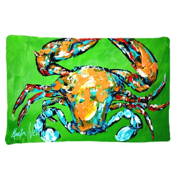 Carolines Treasures 20.5 x 30 in. Wide Load Crab Moisture Wicking Fabric Standard Pillow Case MW1154PILLOWCASE - main