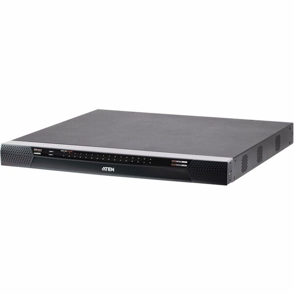 Aten 1 REMOTE & 1 LOCAL SIMULTANEOUS USERS, 32PORT CAT5 FHD IP KVM WITH VIRTUAL MEDIA AND DUAL POWER KN1132VB - main